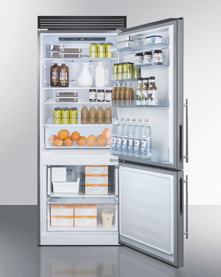28" Wide Bottom Freezer Refrigerator - (FFBF279SSXIMH72) - SUMMIT