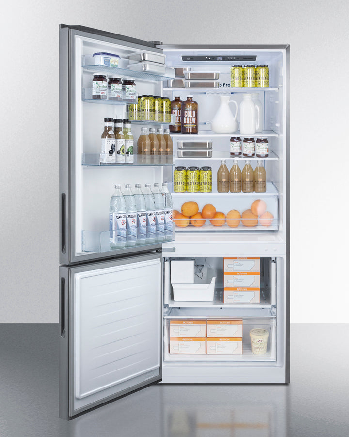 28" Wide Bottom Freezer Refrigerator - (FFBF279SSXIMLHD) - SUMMIT