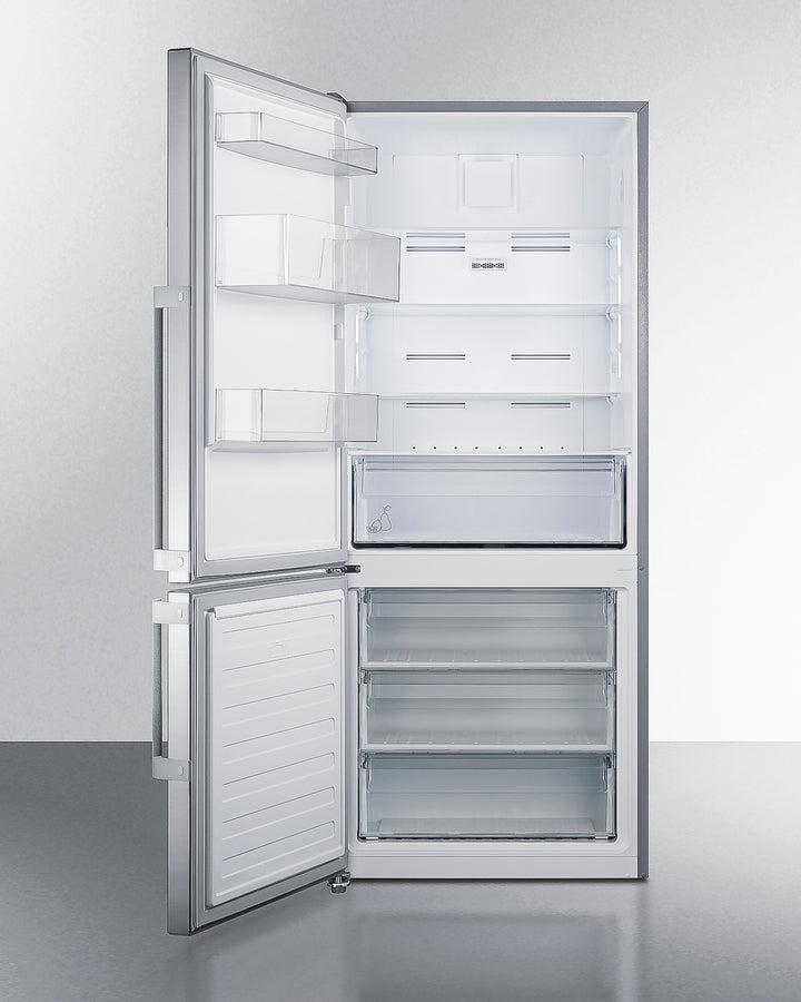 28" Wide Bottom Freezer Refrigerator - (FFBF283SSLHD) - SUMMIT