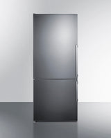 28" Wide Bottom Freezer Refrigerator - (FFBF284SSIMLHD) - SUMMIT