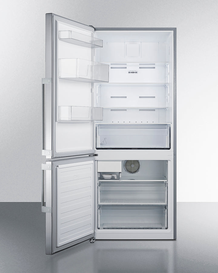 28" Wide Bottom Freezer Refrigerator - (FFBF284SSIMLHD) - SUMMIT