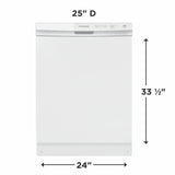 Frigidaire 24" Built-In Dishwasher - (FFCD2413UW) - FRIGIDAIRE