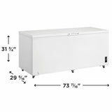 Frigidaire 19.8 Cu. Ft. Chest Freezer - (FFCL2042AW) - FRIGIDAIRE