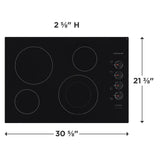 Frigidaire 30" Electric Cooktop - (FFEC3025UB) - FRIGIDAIRE