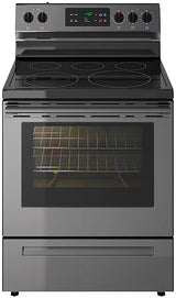 Frigidaire 30" Freestanding Electric Range with Self-Clean, 5.3 Cu. Ft., Black Stainless Steel - FFEF3054BZ