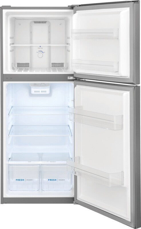 Frigidaire 10.1 Cu. Ft. Top Freezer Apartment-Size Refrigerator - (FFET1022UV) - FRIGIDAIRE
