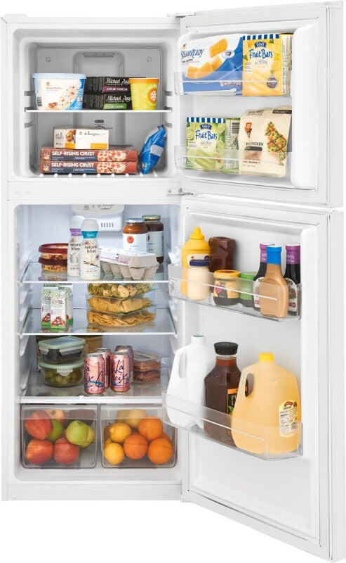 Frigidaire 10.1 Cu. Ft. Top Freezer Apartment-Size Refrigerator - (FFET1022UW) - FRIGIDAIRE