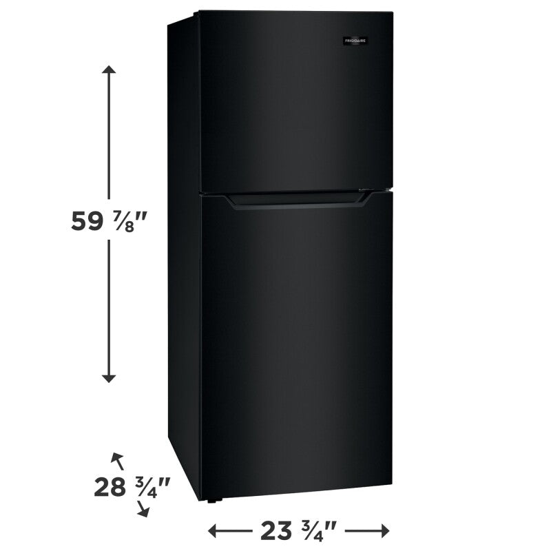 Frigidaire 11.6 Cu. Ft. Top Freezer Apartment-Size Refrigerator - (FFET1222UB) - FRIGIDAIRE