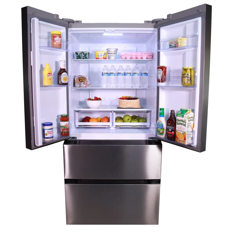 18.0 cu. ft. Frost Free French Door Refrigerator - (FFFDD18L3S) - AVANTI
