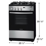 Frigidaire 24" Front Control Freestanding Gas Range - (FFGH2422US) - FRIGIDAIRE