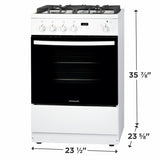 Frigidaire 24" Front Control Freestanding Gas Range - (FFGH2422UW) - FRIGIDAIRE