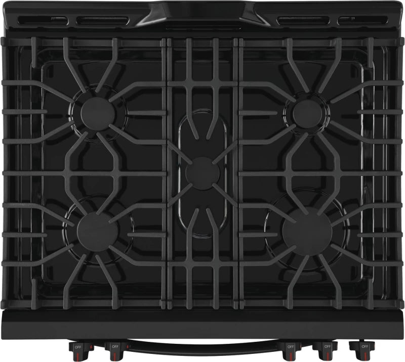 Frigidaire 30" Front Control Freestanding Gas Range - (FFGH3054UB) - FRIGIDAIRE