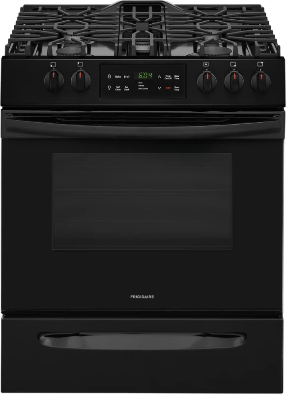 Frigidaire 30" Front Control Freestanding Gas Range - (FFGH3054UB) - FRIGIDAIRE
