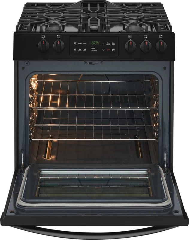 Frigidaire 30" Front Control Freestanding Gas Range - (FFGH3054UB) - FRIGIDAIRE
