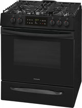 Frigidaire 30" Front Control Freestanding Gas Range - (FFGH3054UB) - FRIGIDAIRE