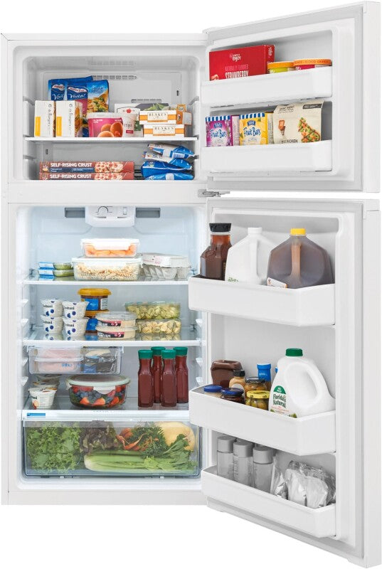 Frigidaire 13.9 Cu. Ft. Top Freezer Refrigerator - (FFHT1425VW) - FRIGIDAIRE