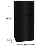 Frigidaire 18.3 Cu. Ft. Top Freezer Refrigerator - (FFHT1814WB) - FRIGIDAIRE