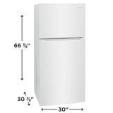 Frigidaire 18.3 Cu. Ft. Top Freezer Refrigerator - (FFHT1814WW) - FRIGIDAIRE