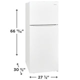Frigidaire 17.6 Cu. Ft. Top Freezer Refrigerator - (FFHT1822UW) - FRIGIDAIRE