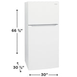 Frigidaire 18.3 Cu. Ft. Top Freezer Refrigerator - (FFHT1835VW) - FRIGIDAIRE