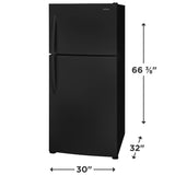 Frigidaire 20.0 Cu. Ft. Top Freezer Refrigerator - (FFHT2022AB) - FRIGIDAIRE