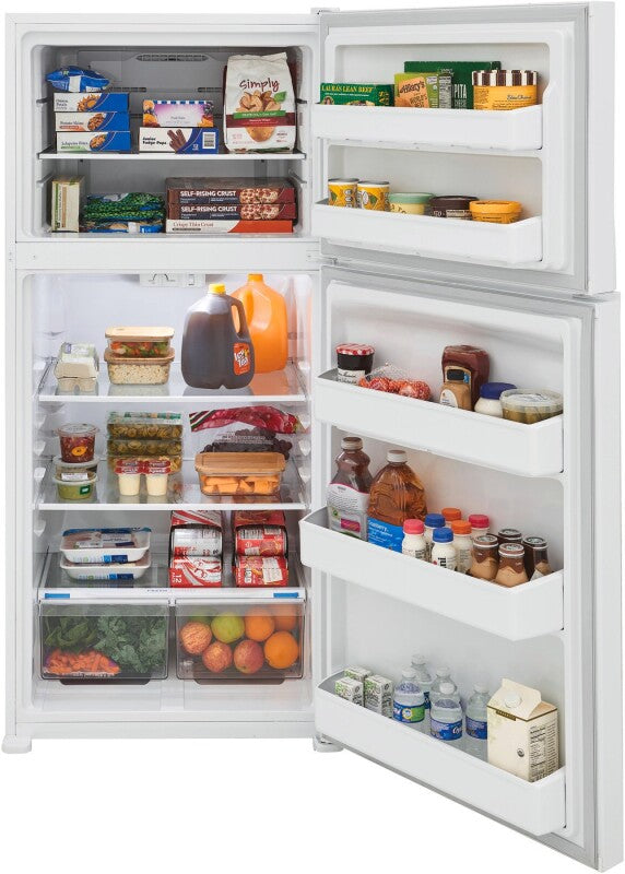 Frigidaire 20.0 Cu. Ft. Top Freezer Refrigerator - (FFHT2022AW) - FRIGIDAIRE