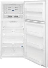 Frigidaire 20.0 Cu. Ft. Top Freezer Refrigerator - (FFHT2045VW) - FRIGIDAIRE