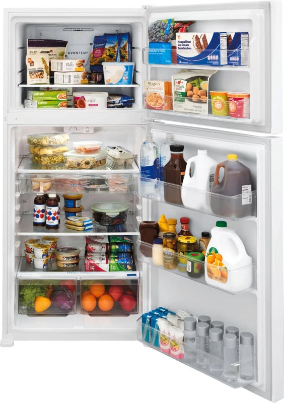 Frigidaire 20.0 Cu. Ft. Top Freezer Refrigerator - (FFHT2045VW) - FRIGIDAIRE