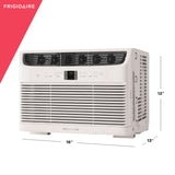  Frigidaire 5,000 BTU Window-Mounted Room Air Conditioner view with product dimensions