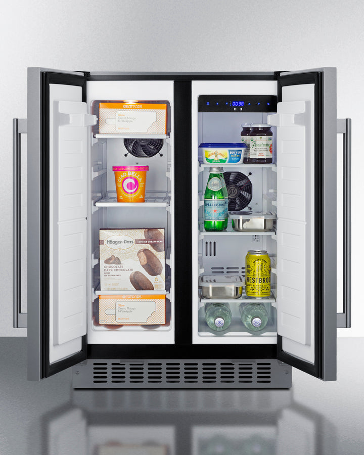 24" Wide Built-in Refrigerator-freezer - (FFRF24SSCSS)