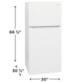 Frigidaire 18.3 Cu. Ft. Top Freezer Refrigerator - (FFTR1835VW) - FRIGIDAIRE