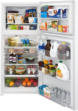 Frigidaire 20.0 Cu. Ft. Top Freezer Refrigerator - (FFTR2045VW) - FRIGIDAIRE