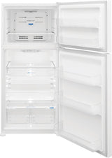 Frigidaire 20.0 Cu. Ft. Top Freezer Refrigerator - (FFTR2045VW) - FRIGIDAIRE
