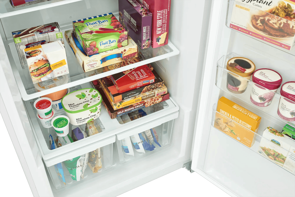 Frigidaire 18 Cu. Ft. Garage-Ready Upright Convertible Freezer / Refrigerator, White