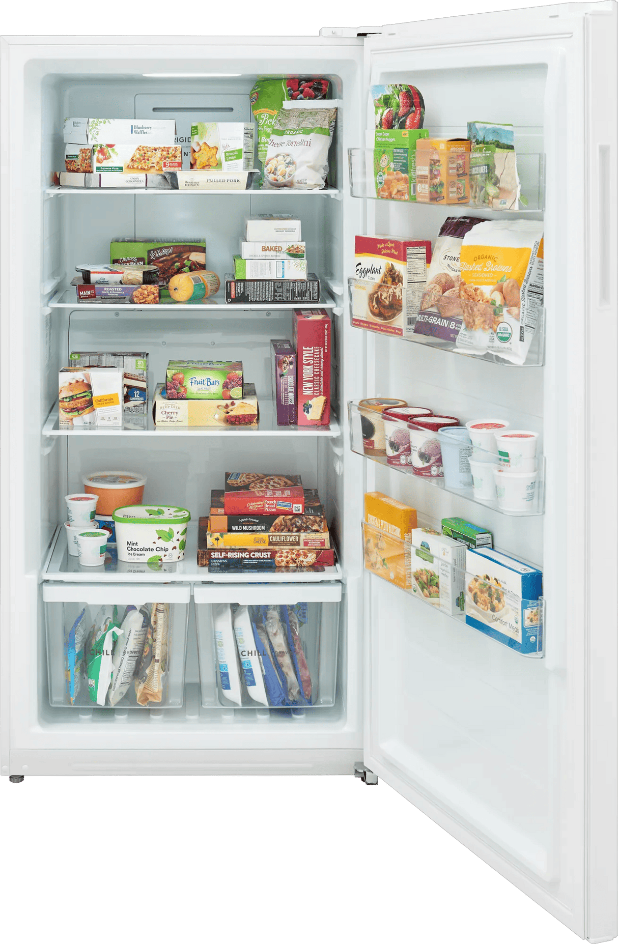 Frigidaire 18 Cu. Ft. Garage-Ready Upright Convertible Freezer / Refrigerator, White