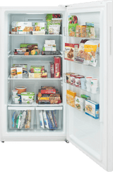 Frigidaire 18 Cu. Ft. Garage-Ready Upright Convertible Freezer / Refrigerator, White