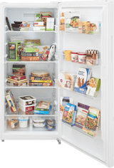 FFUV2136AW open with food storage