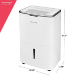 Frigidaire Gallery High Humidity 50-Pint Smart Wi-Fi Dehumidifier, Energy Star, White