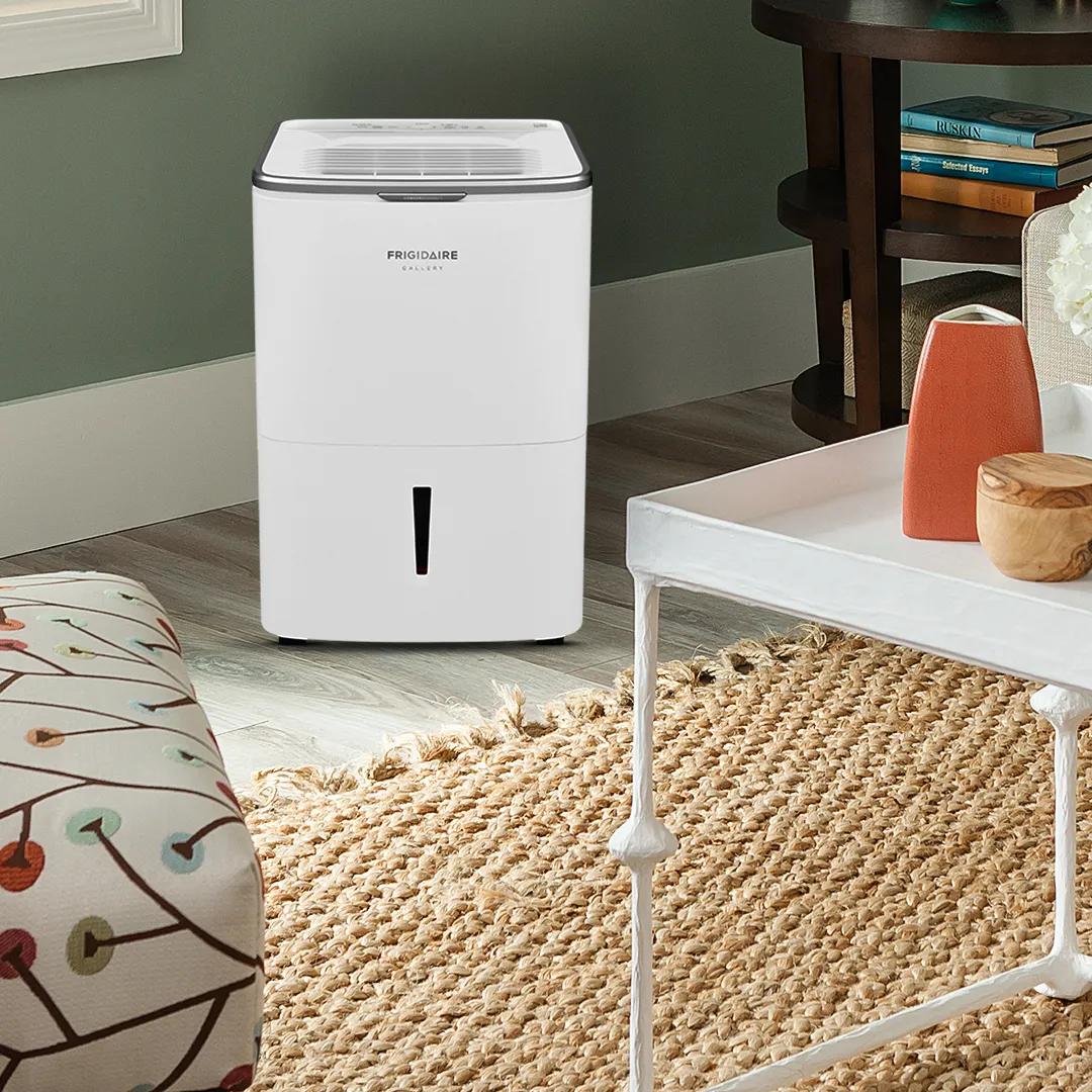 Frigidaire Gallery High Humidity 50-Pint Smart Wi-Fi Dehumidifier, Energy Star, White