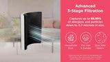 Frigidaire PureA300 XL HEPA Air Purifier with Wi-Fi, for Large Rooms, White