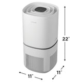 Frigidaire PureA300 XL HEPA Air Purifier with Wi-Fi, for Large Rooms, White