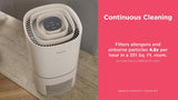 Frigidaire PureA300 XL HEPA Air Purifier with Wi-Fi, for Large Rooms, White