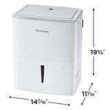 Frigidaire 22-Pint Smart Wi-Fi Dehumidifier, Energy Star, for Rooms up to 1,500 Sq. Ft., White