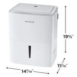 Frigidaire 35-Pint Smart Wi-Fi Dehumidifier, Energy Star, for Rooms up to 4,500 Sq. Ft., White - FHDD3534Y1