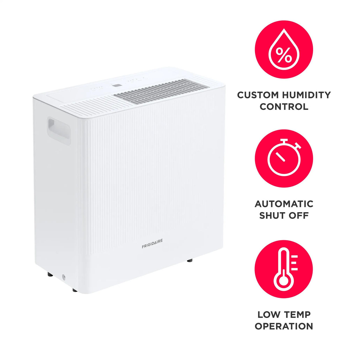 Frigidaire 50-Pint Smart Wi-Fi Dehumidifier, Energy Star, for Rooms up to 4,500 Sq. Ft., White