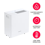 Frigidaire 50-Pint Smart Wi-Fi Dehumidifier, Energy Star, for Rooms up to 4,500 Sq. Ft., White