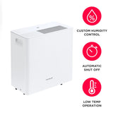 Frigidaire 50-Pint Built-In Pump Smart Wi-Fi Dehumidifier, Energy Star, for Rooms up to 4,500 Sq. Ft., White