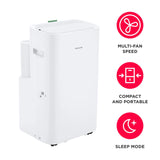 Frigidaire 3-in-1 Smart Portable Air Conditioner, 14,000 BTU (10,000 DOE) with Wi-Fi, White - FHPC142AA1