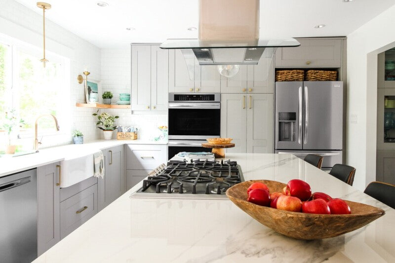 Frigidaire 42" Glass Canopy Island Hood - (FHPC4260LS) - FRIGIDAIRE