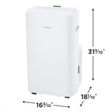 Frigidaire 4-in-1 Smart Portable Air Conditioner with Heat, 14,000 BTU (10,000 DOE), Wi-Fi, White - FHPH142AA1